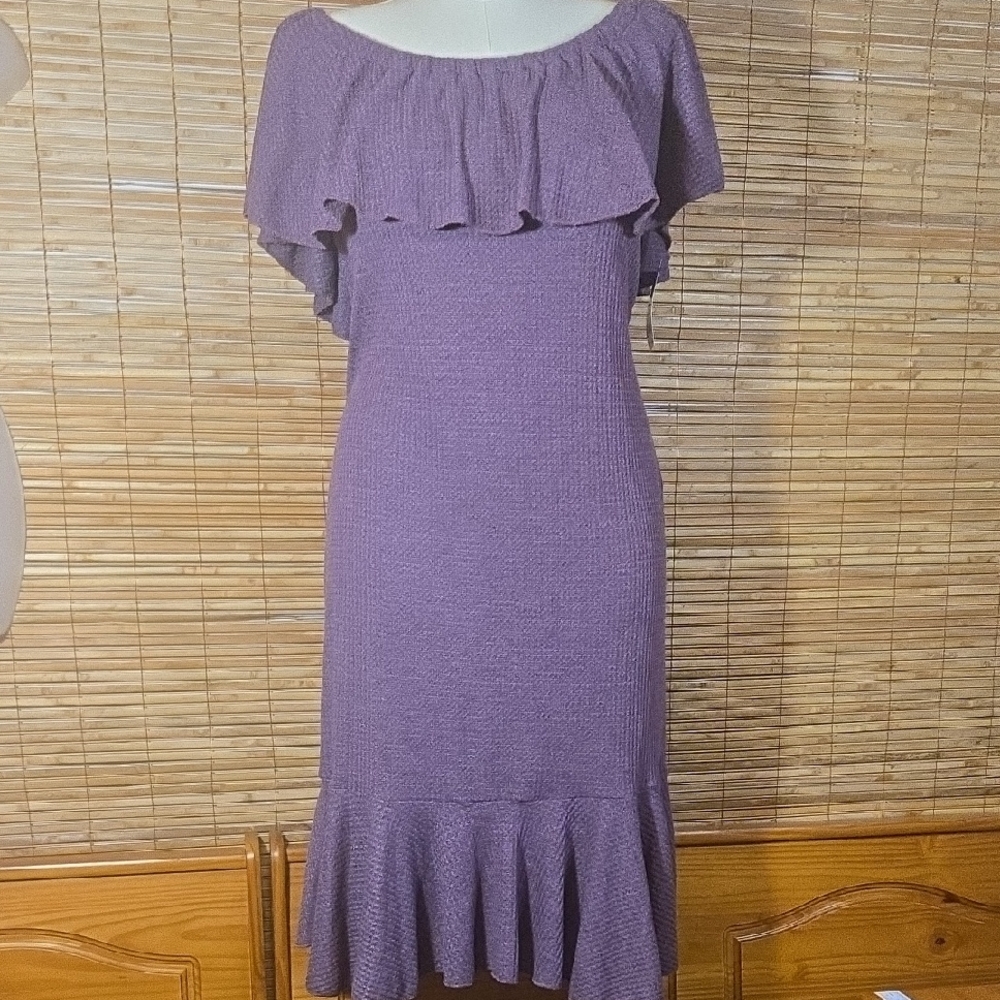 Perfect Stretch Waffle Texture Pullover Dress (Maternity suitable!!♡)